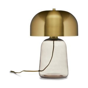 Gold Glass Table Lamp