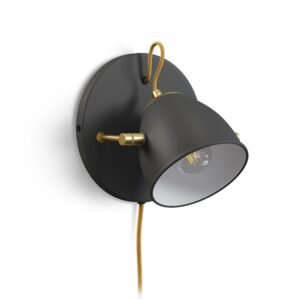 Black Wall Sconce Light