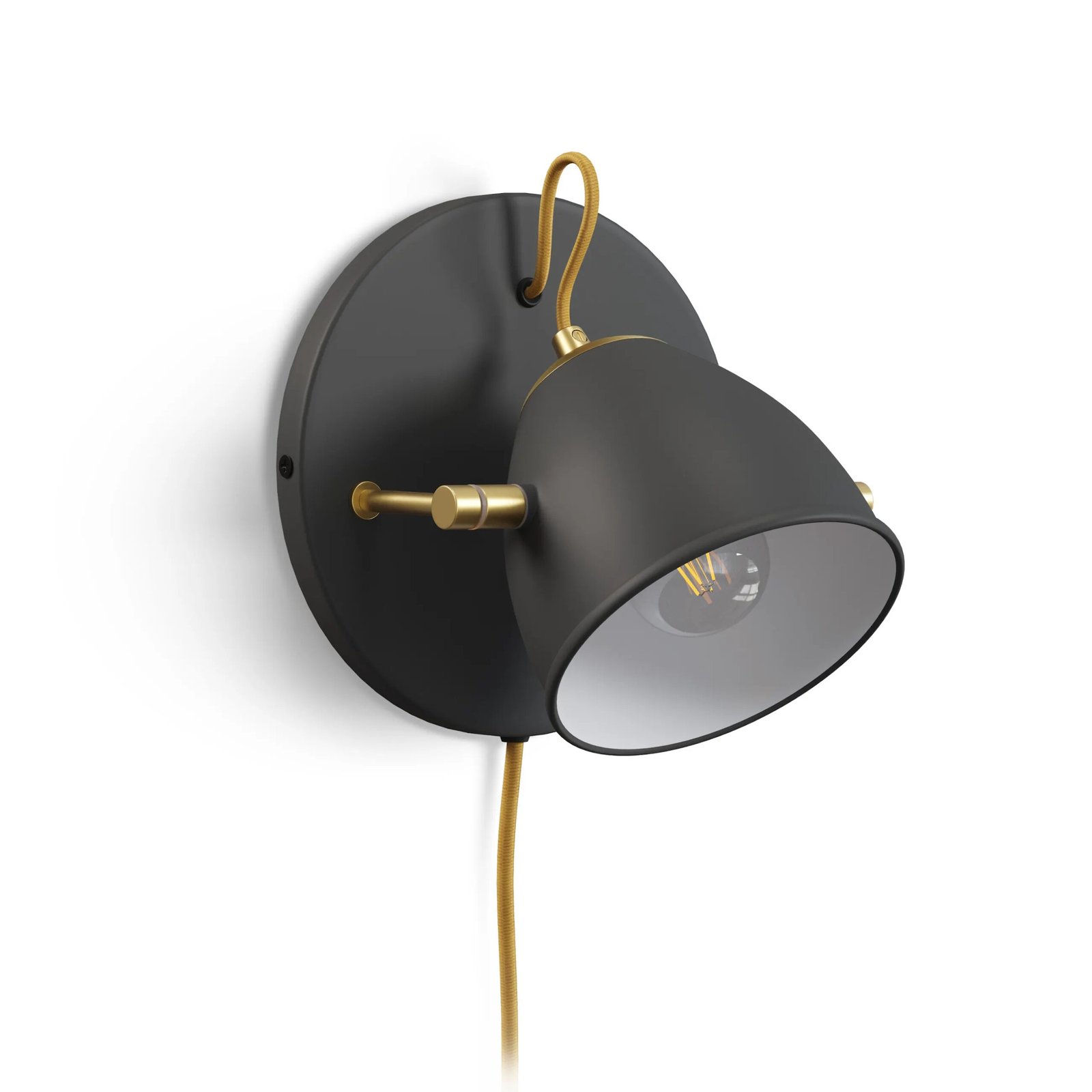 Black Wall Sconce Light