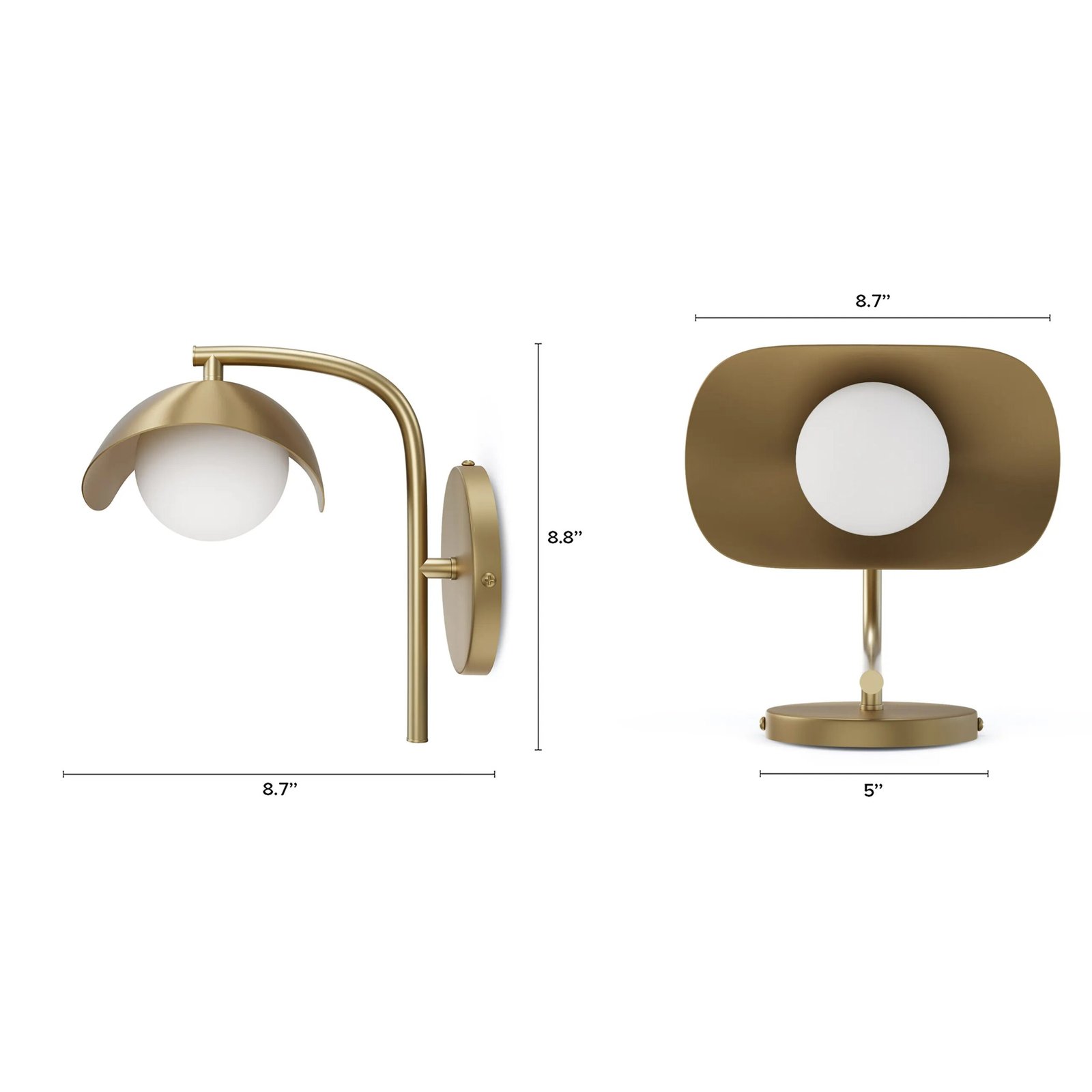 Gold Wall Sconce Light - Image 3